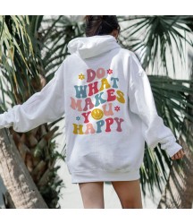 Do What Makes You Happy Preppy Hoodie